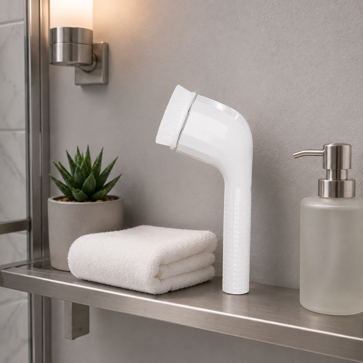 Bathroom cleaning tool for hard-to-reach areas