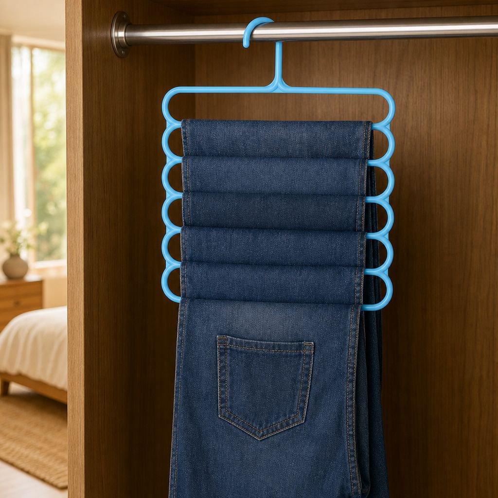 Étagère de séchage et de rangement pliable à cinq niveaux