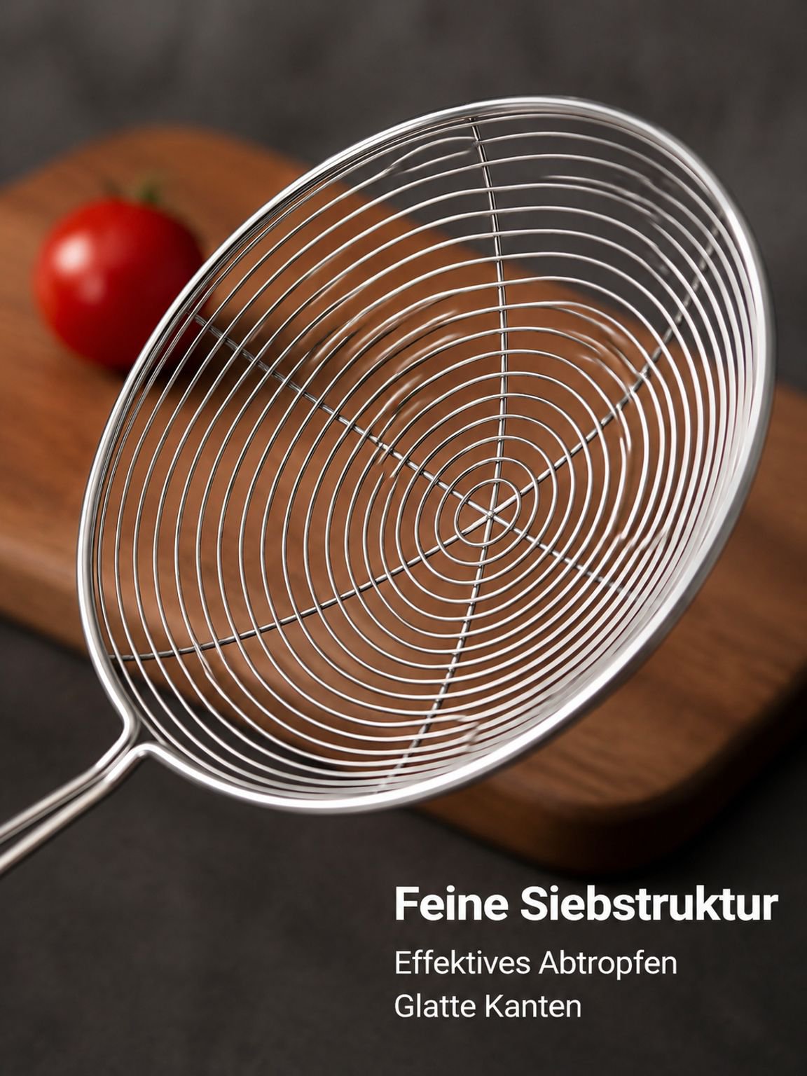 Haushalt Edelstahl Schaumlöffel Nudelsieb Küchensieb
