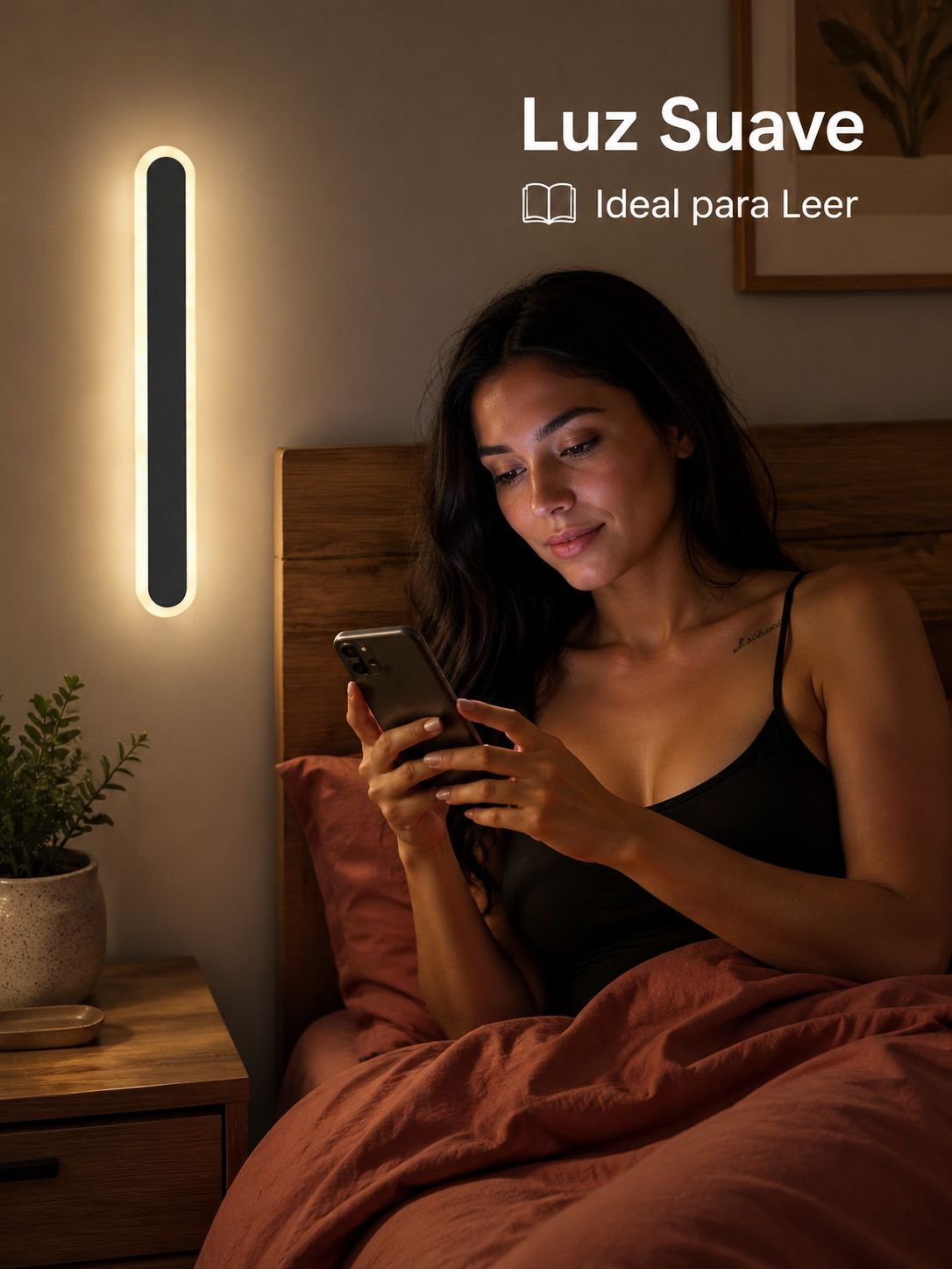 Luz de pared estilo escandinavo