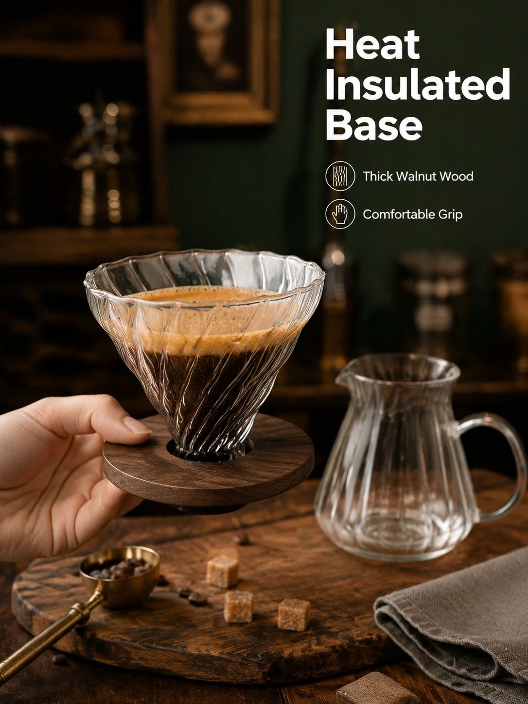 Creative cloud shaped hand brewed coffee set