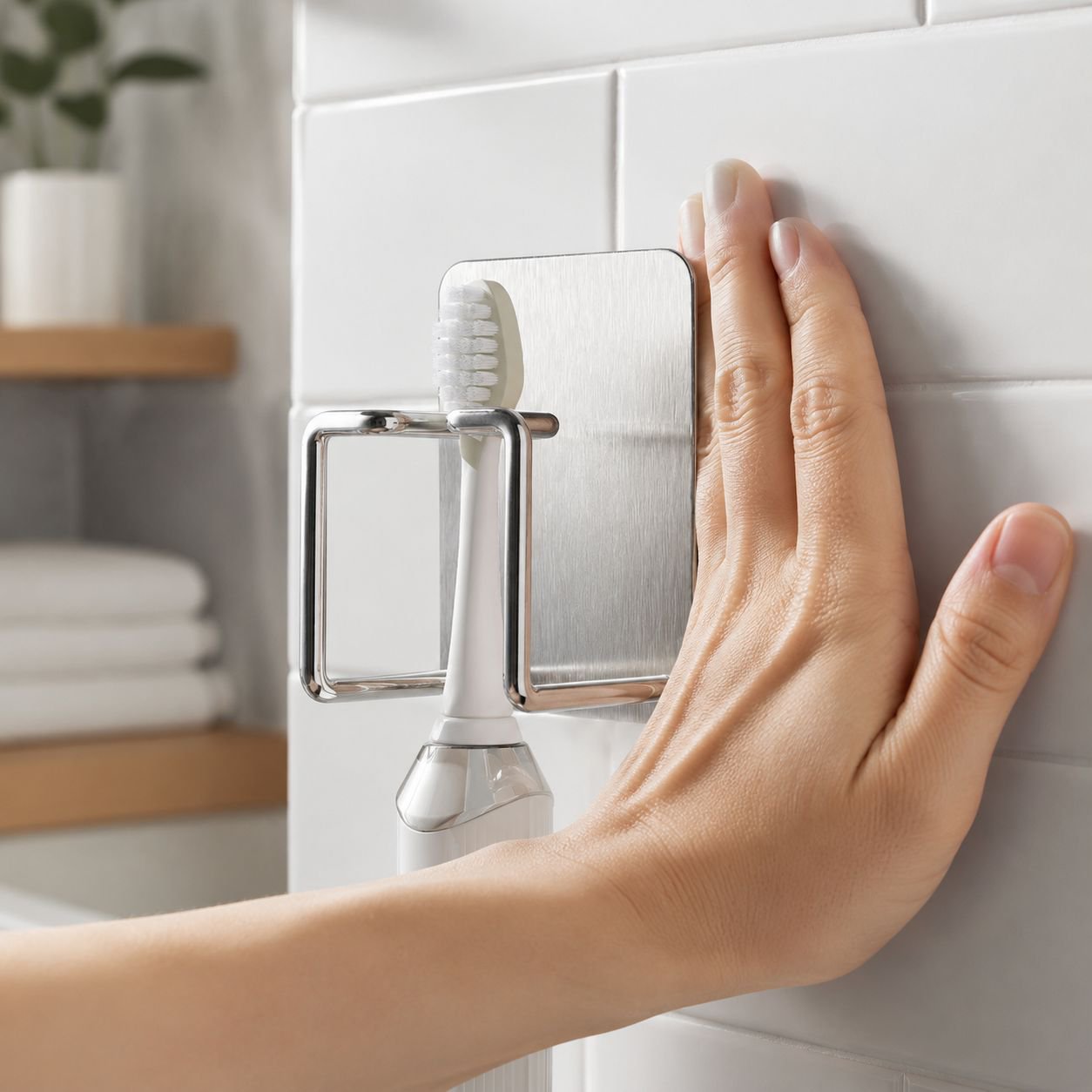 Gobelet hygiénique pour brosses à dents inclus avec le support