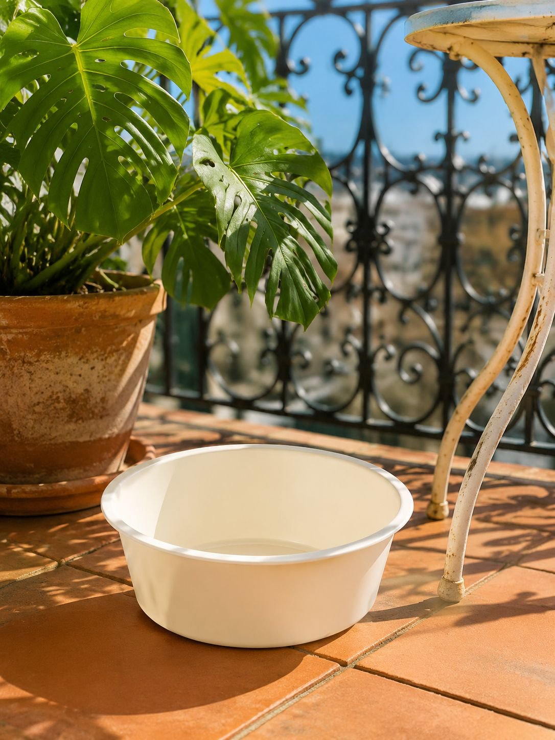 Bassine en plastique durable