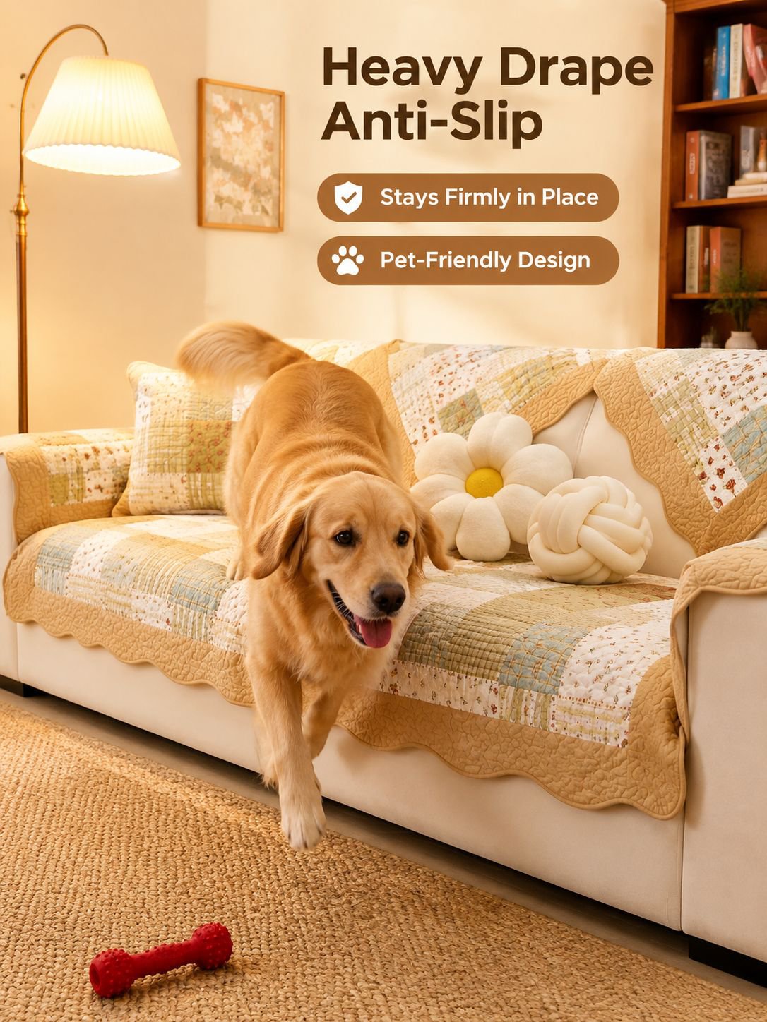 Pure Cotton Fabric Sofa Cushion
