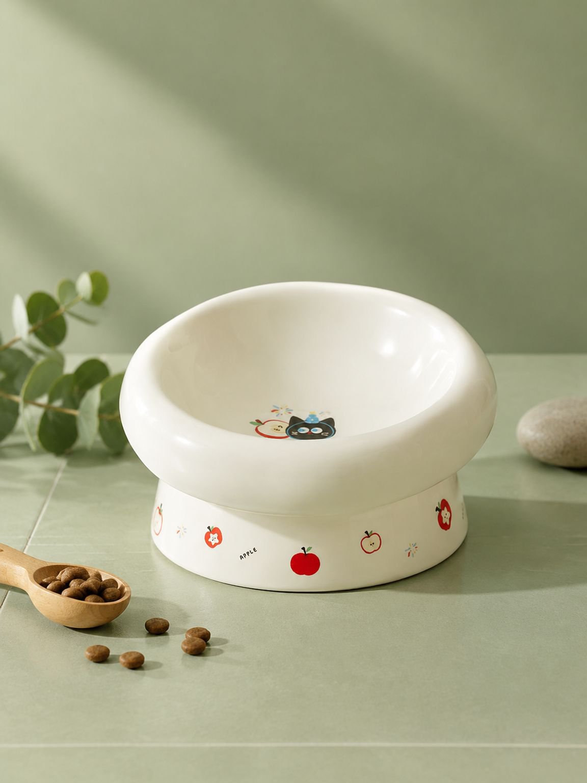 Tazón práctico para agua y comida de perros y gatos