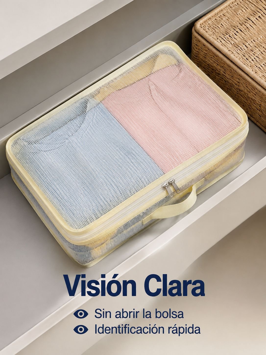 Bolsa de almacenamiento al vacío transparente para ropa y edredones