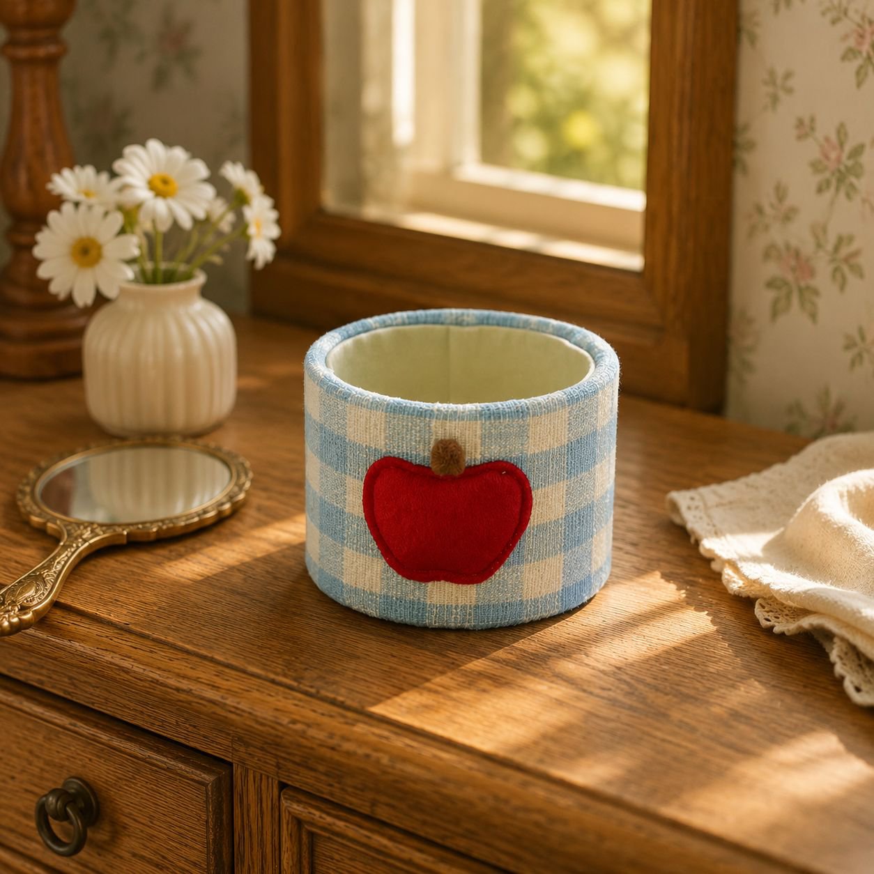 Cute Single-Layer Desktop Storage Box
