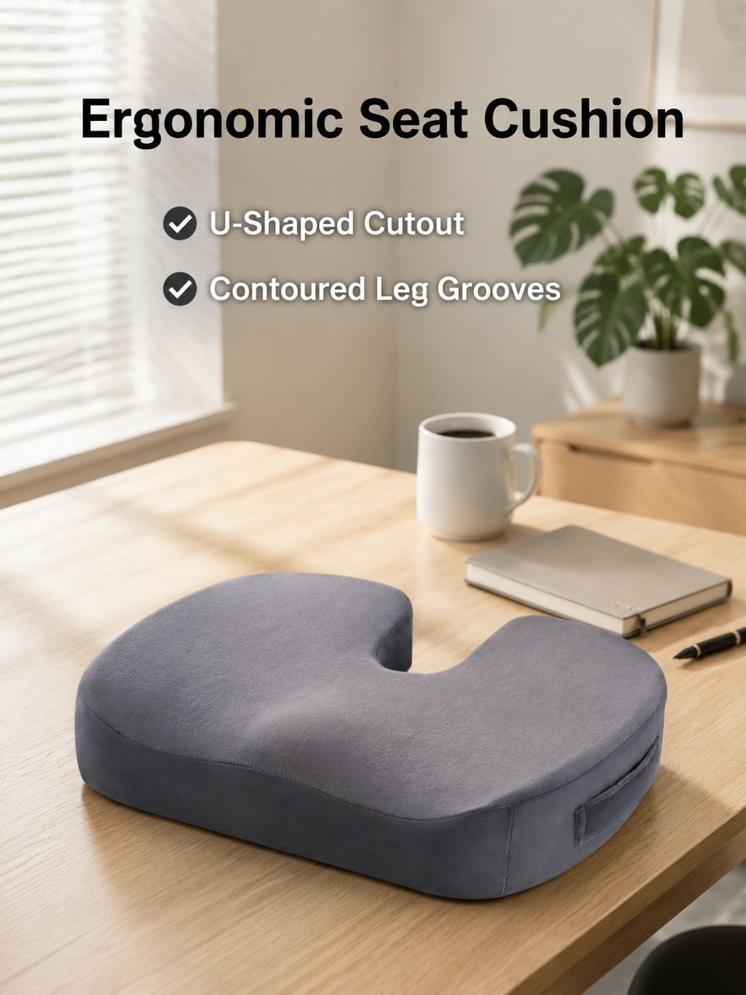 Tailbone decompression cushion