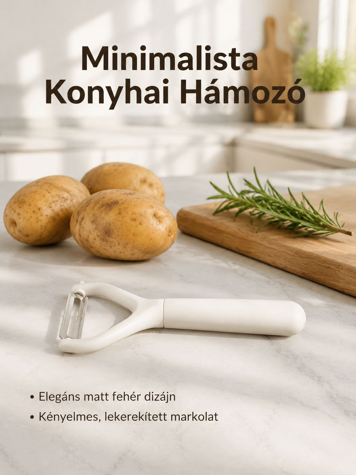 Kemény héjas zöldség- és gyümölshámozó
