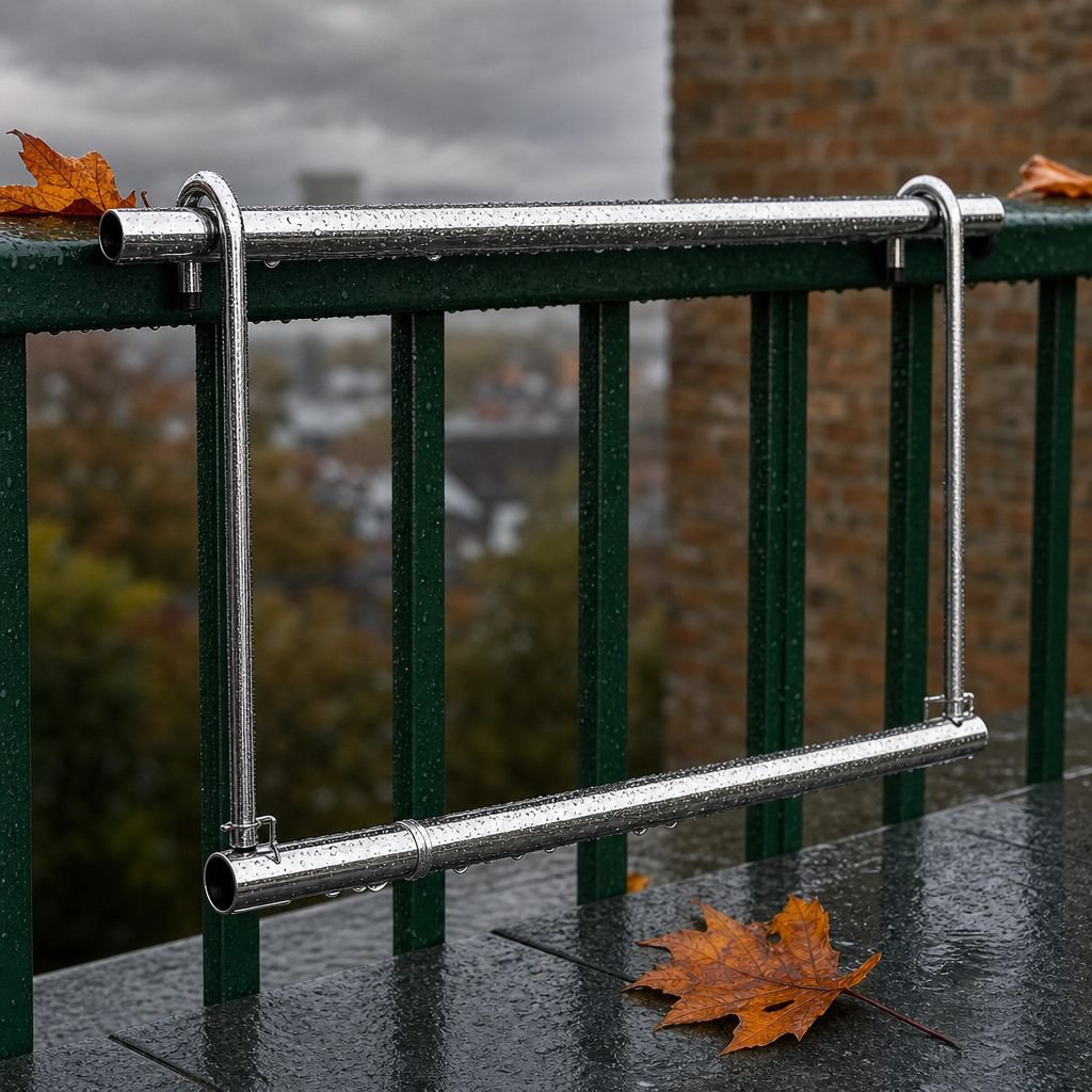 Durable indoor drying rod with liftable design