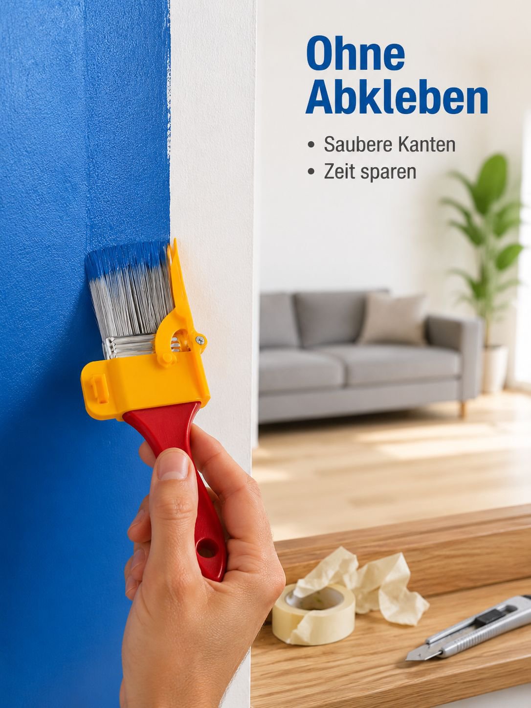Multifunktionaler Kantenschneider Farbtrennpinsel