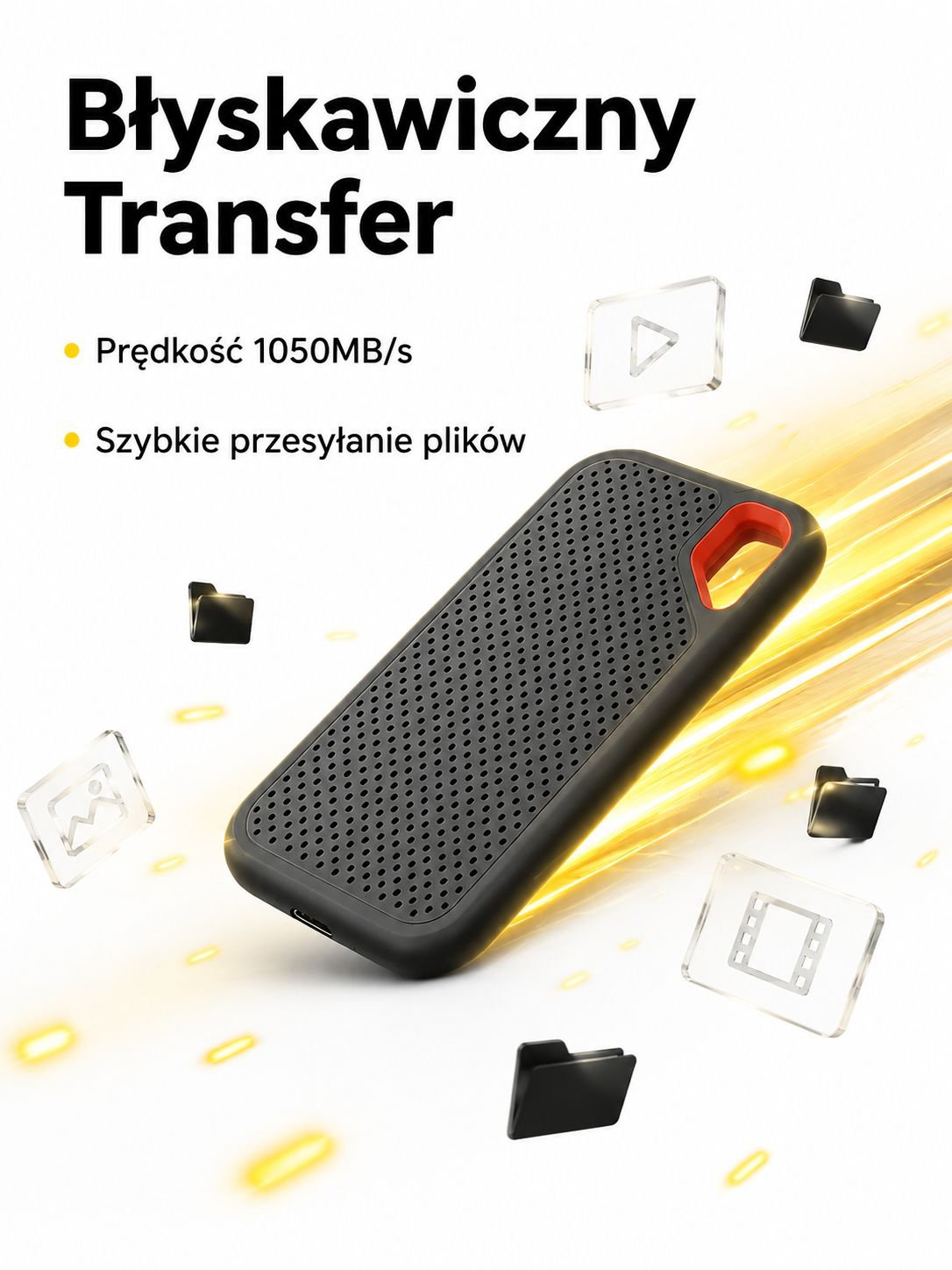 Przenośny dysk SSD o wysokiej prędkości