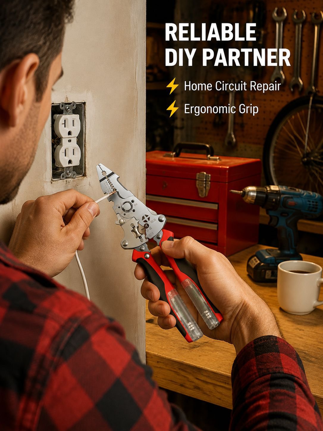 Folding wire strippers