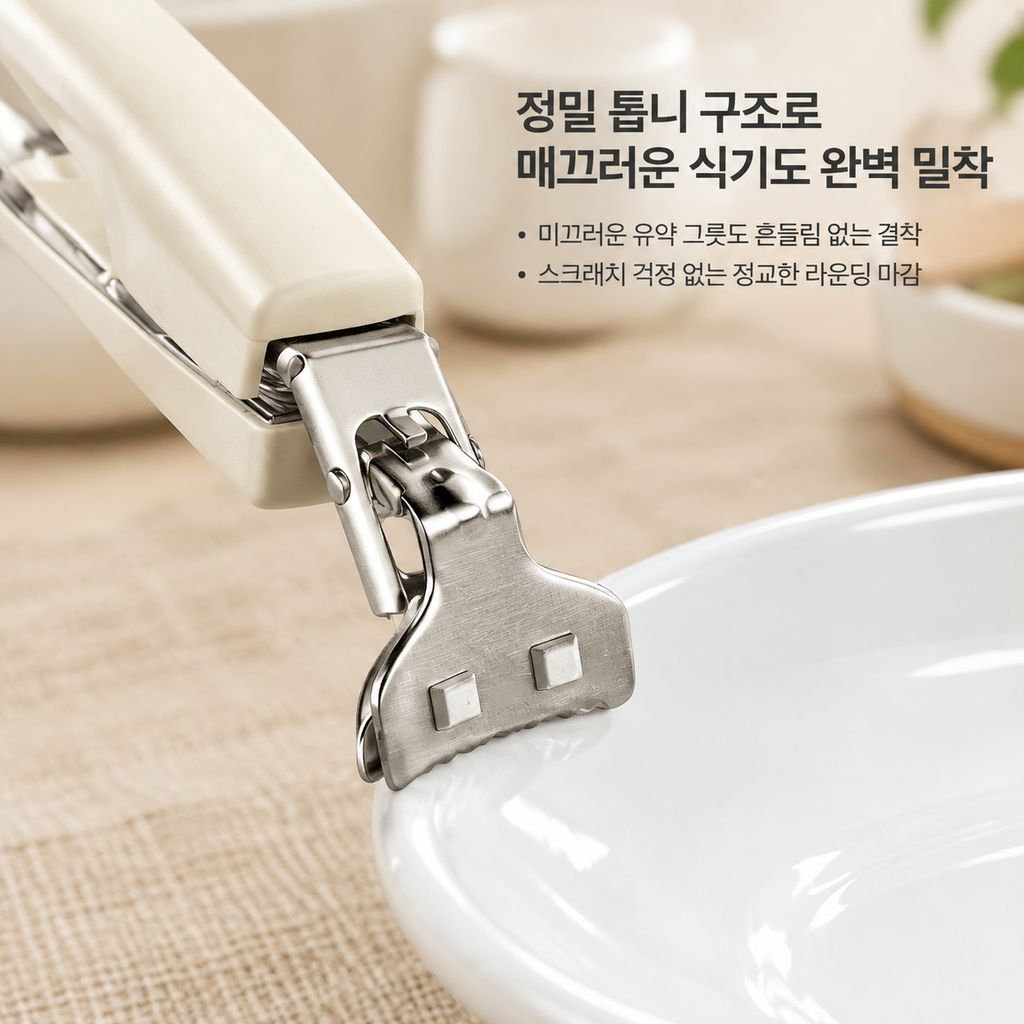 주방 화상방지 그릇집게 접시집게 찜기용 스테인리스 단열 다기능 가정용 집게