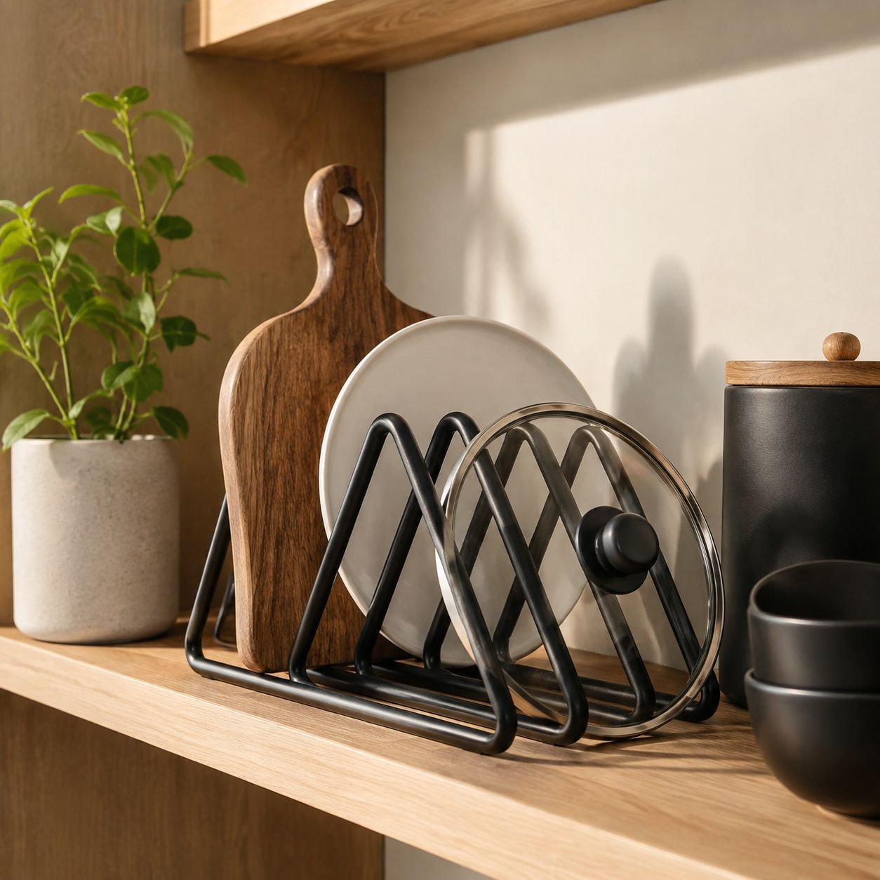Kitchen utensil storage rack