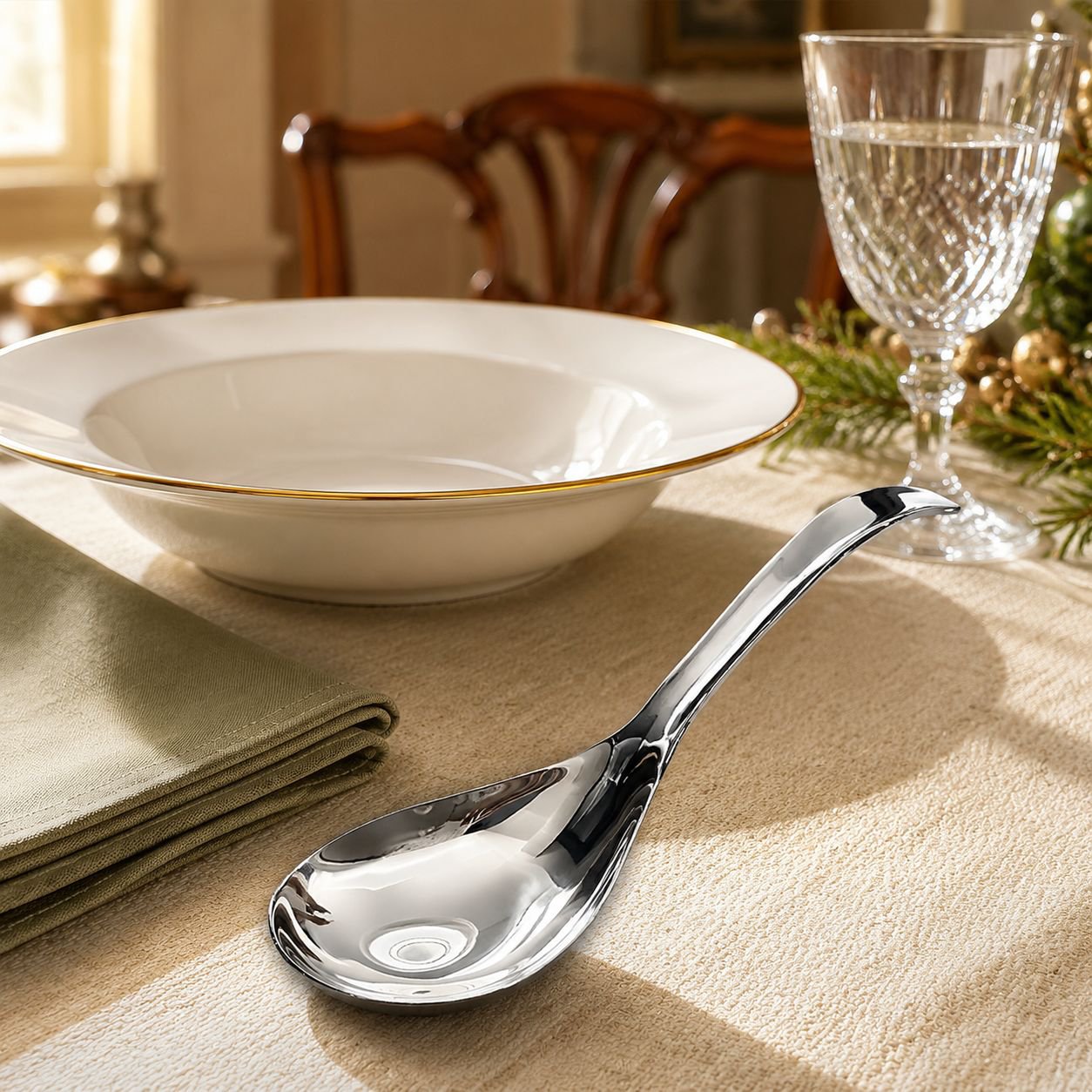 Extra Deep Large Soup Spoon