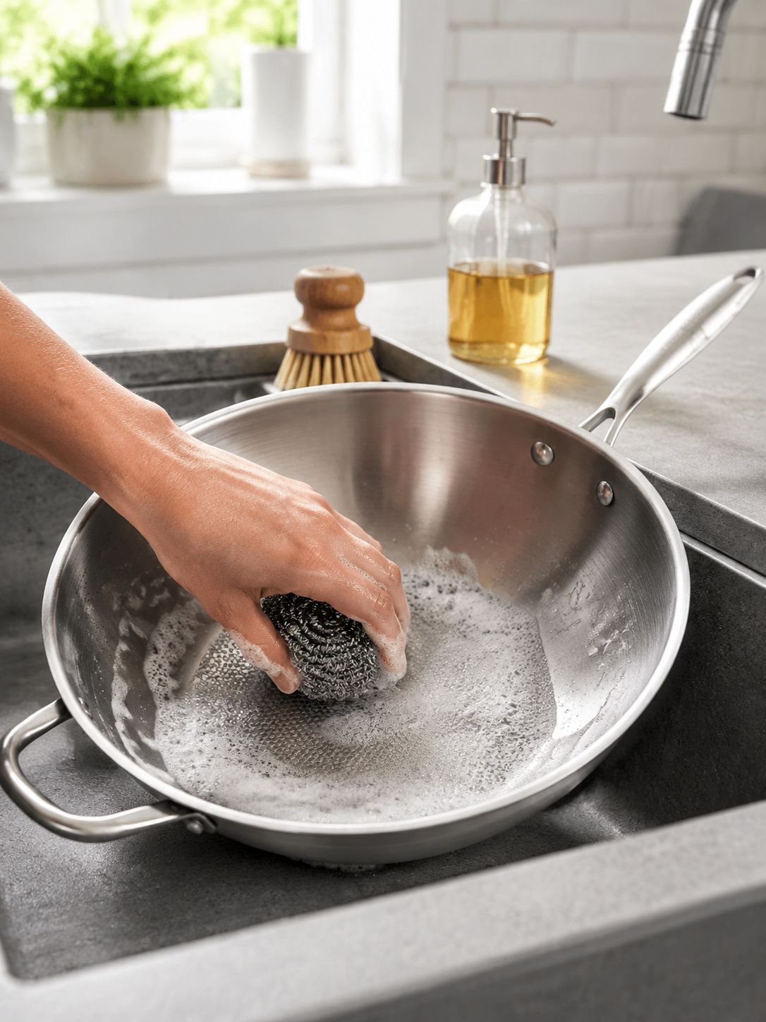 Household cookware with ergonomic handle design