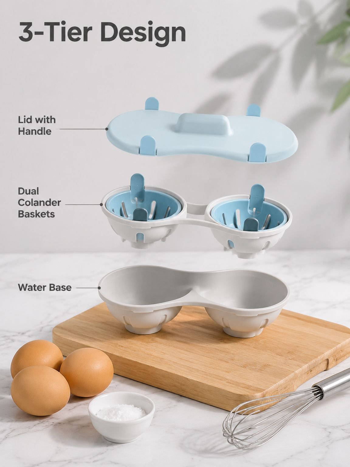 Microwave Egg Cooker - Innovative kitchen gadget for healthy meals