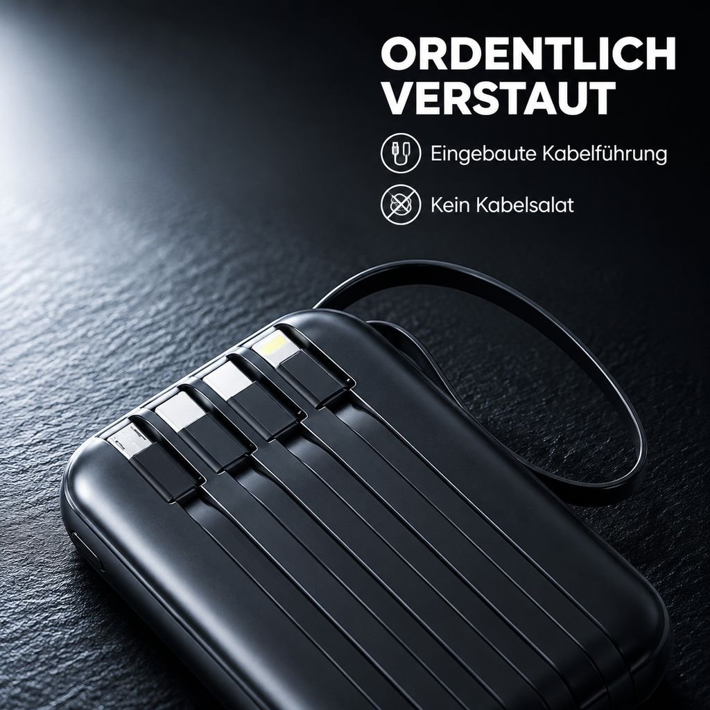Tragbare Solarpowerbank 20000mAh mit 3C-Zertifizierung