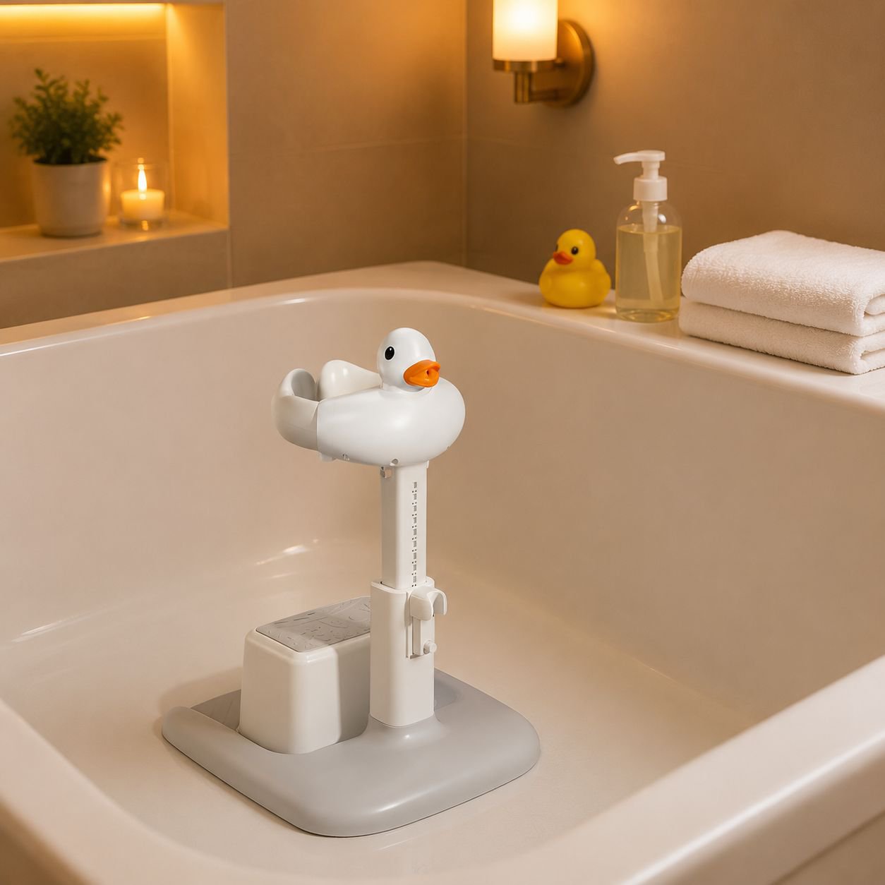 Anti-slip baby bath seat for safe bathing