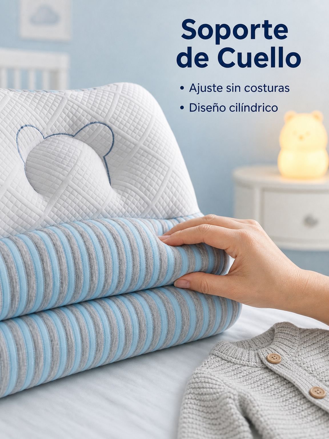 Almohada de plumas y terciopelo