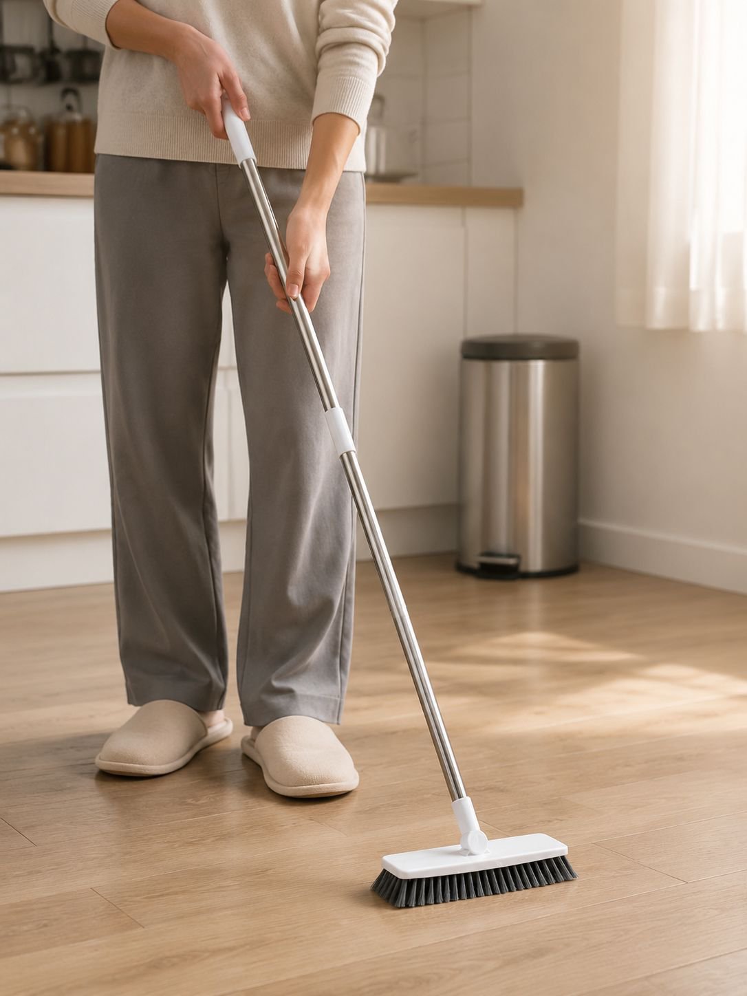 Bürste für die Reinigung von Ecken und Kanten