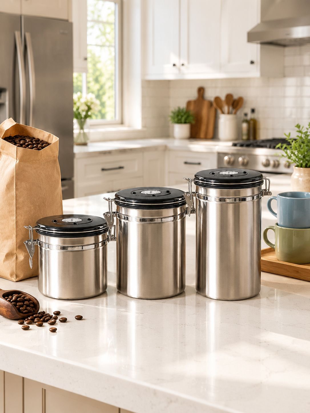 Organizador de despensa para alimentos secos