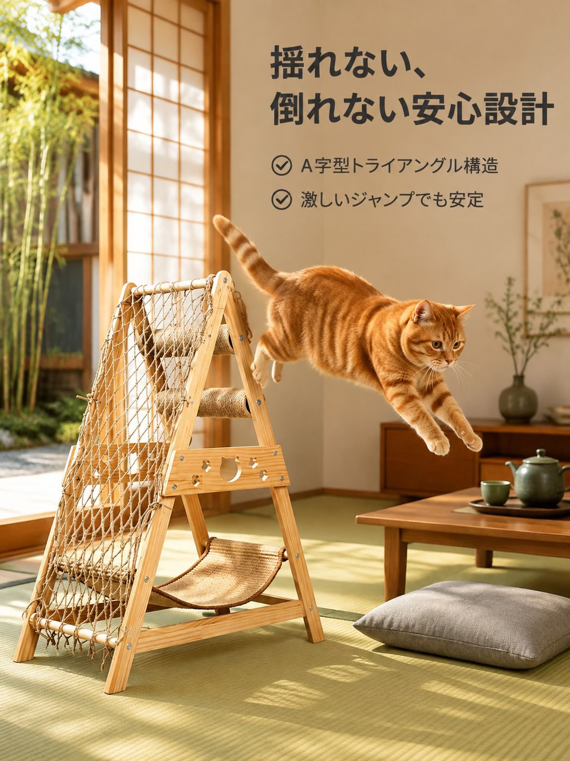 強化型キャットタワー