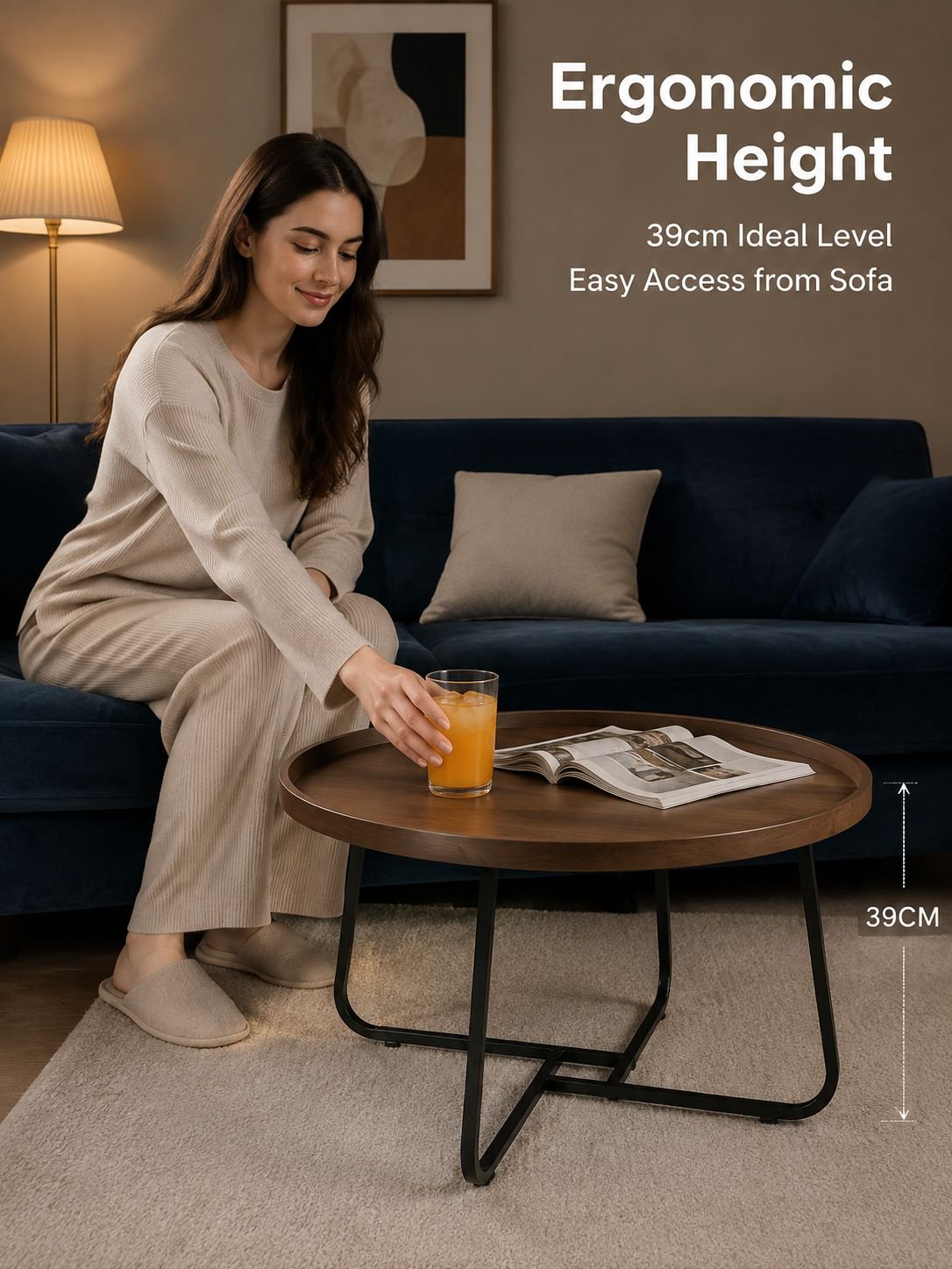 Nordic Light Luxury Coffee Table