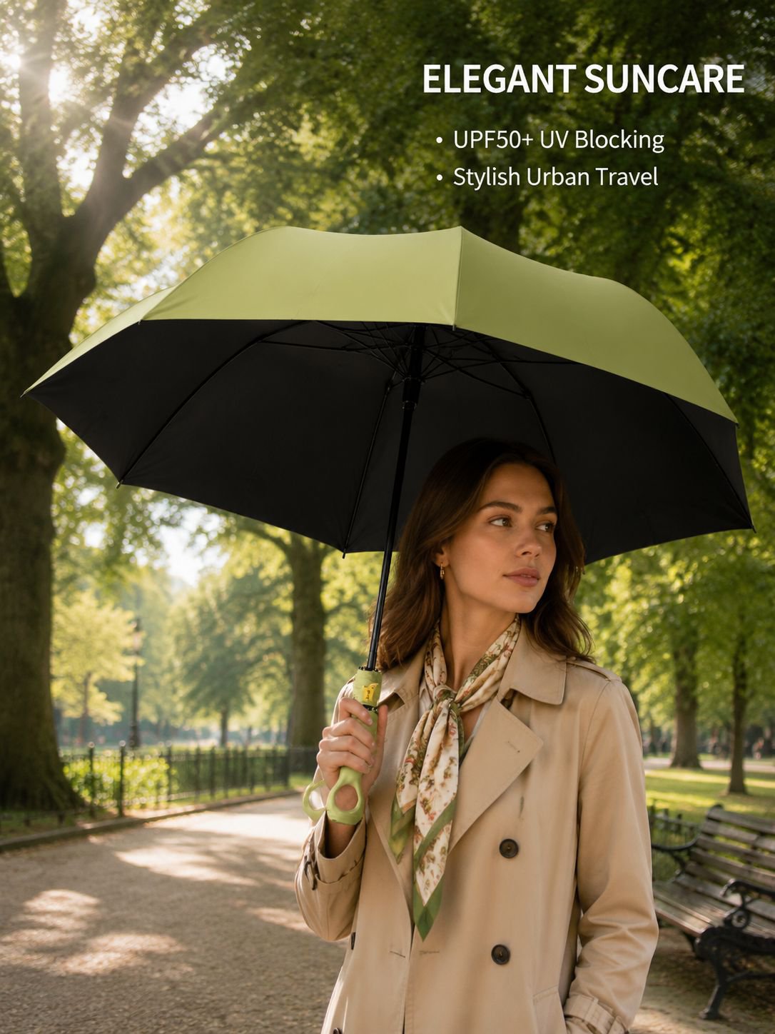 Portable Umbrella Sunscreen Vinyl Folding Mini Capsule Ultra Light Handle Finger Ring Umbrella