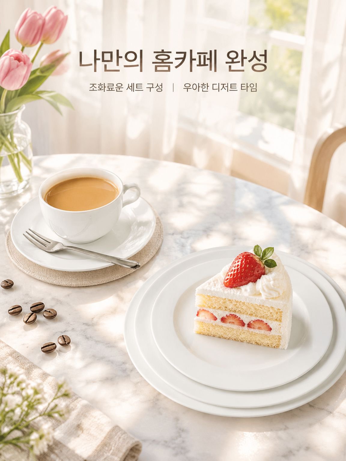 럭셔리 식판 세라믹 식기 세트