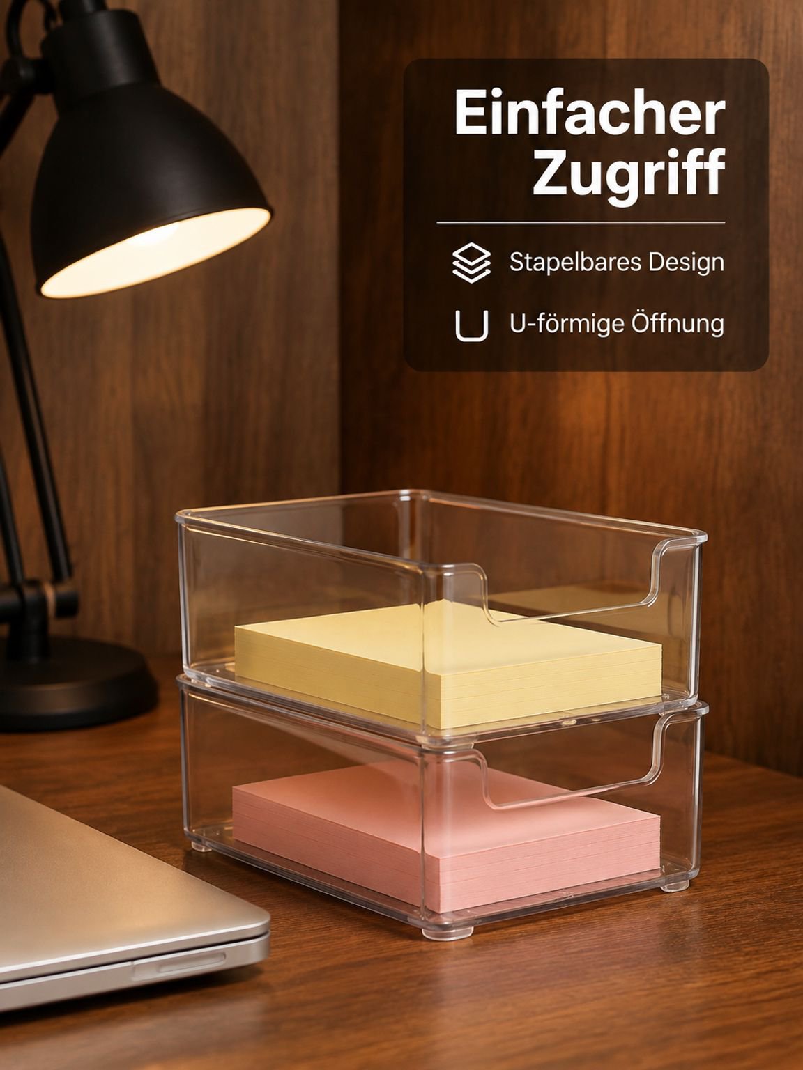 Acryl Schreibtisch-Organizer