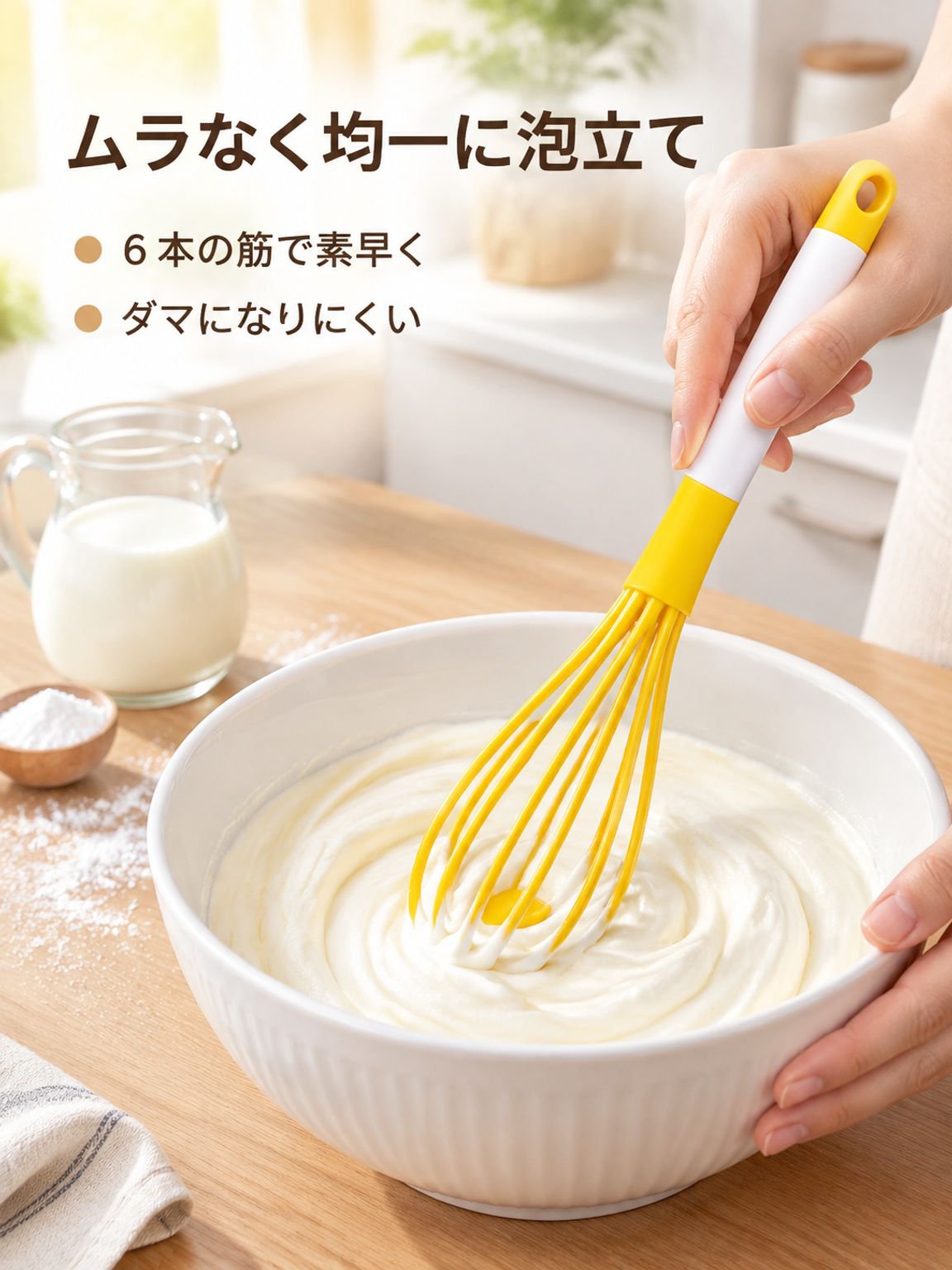 手動泡立て器
