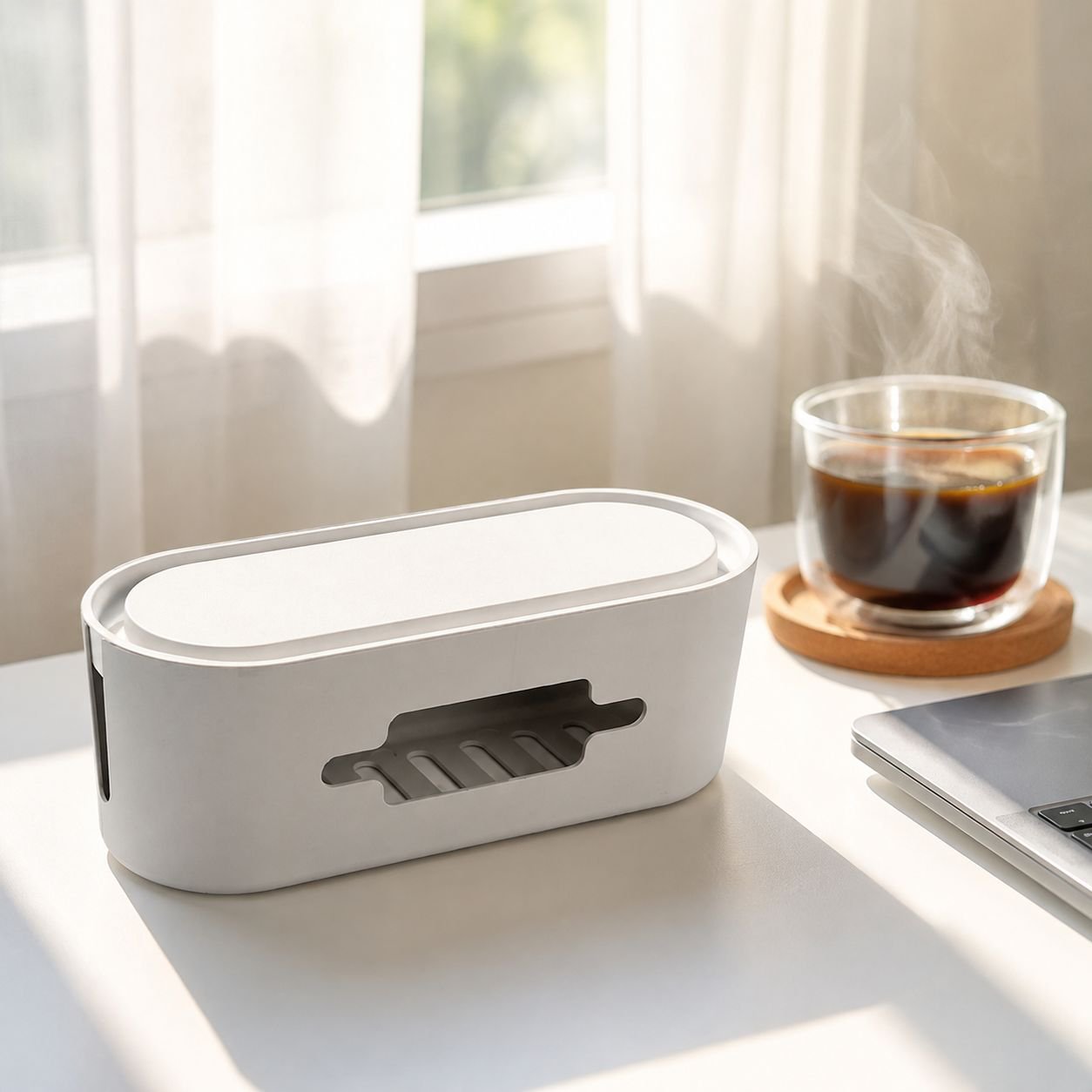 Neat and safe cable storage solution for home