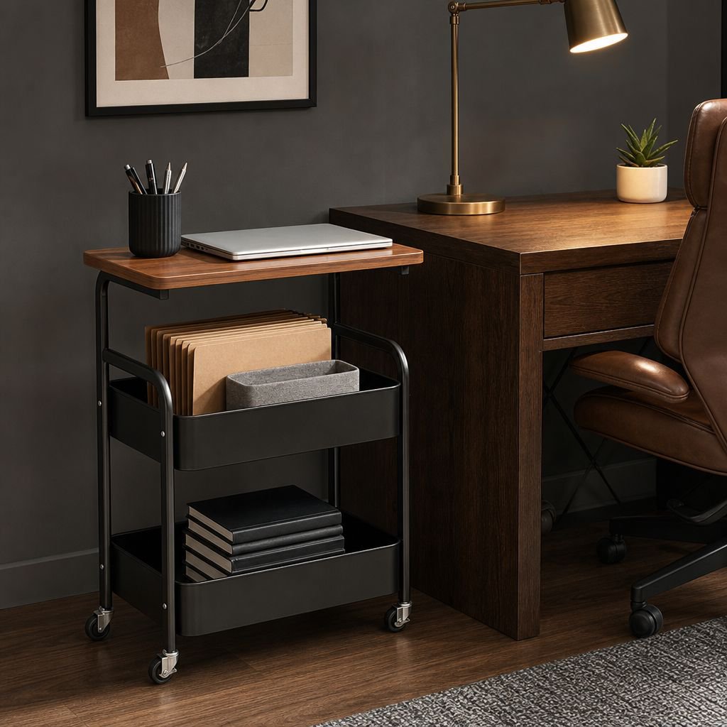 Snack trolley with multiple shelves for storage