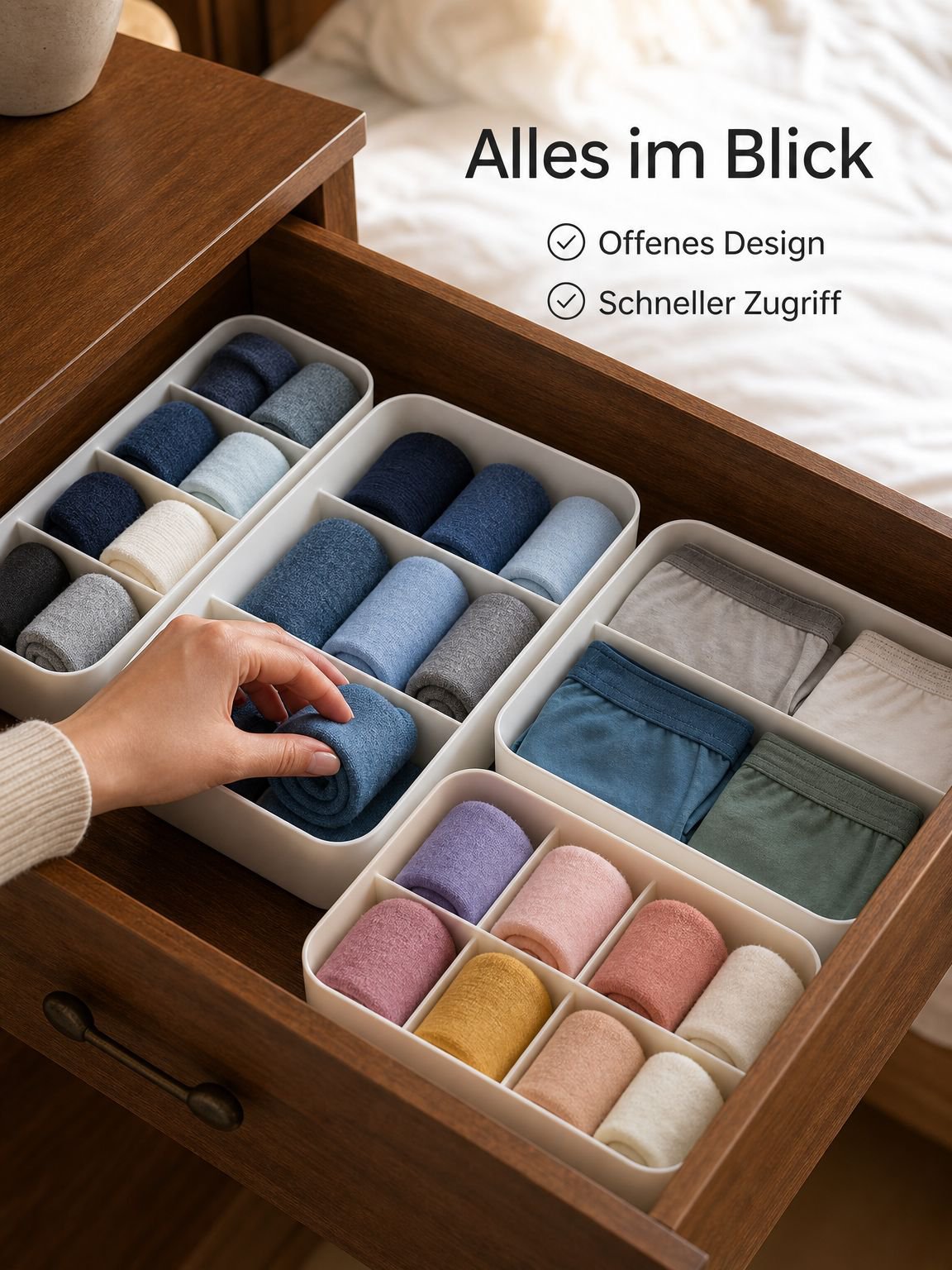 Mehrschichtige Schubladen-Aufbewahrungsbox