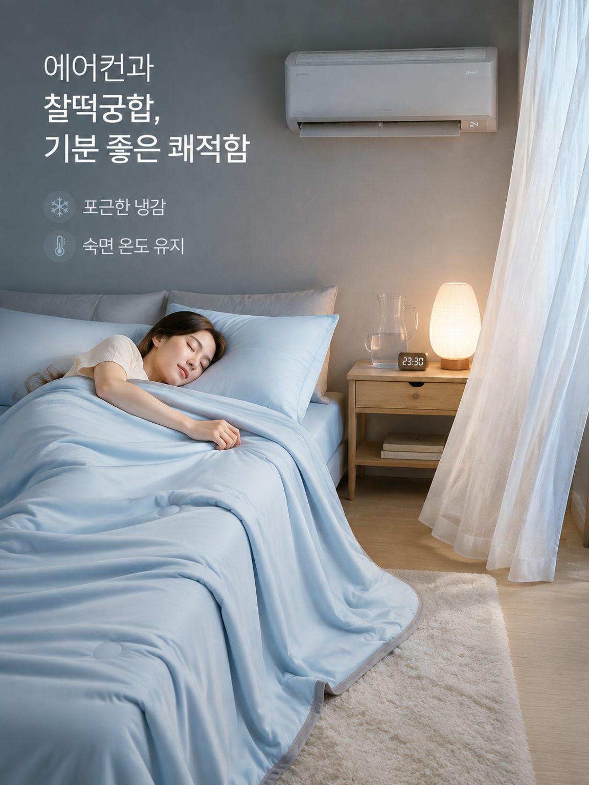 쾌적하고 통기성 좋은 퀼트