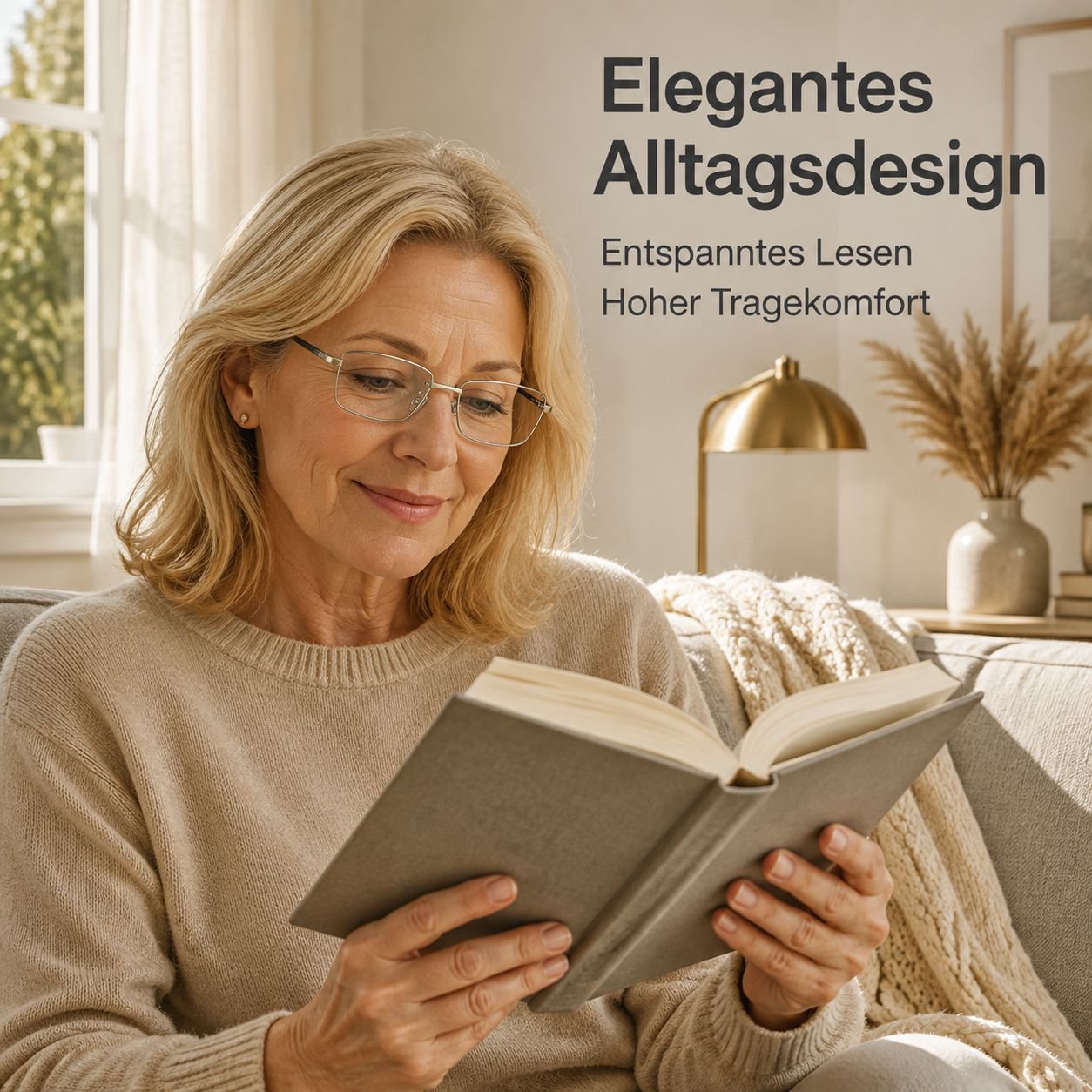 Lesebrille aus Titanlegierung mit Blaulichtfilter