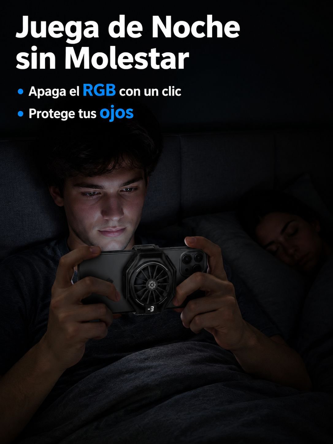 Enfriador eficiente para teléfonos inteligentes con display