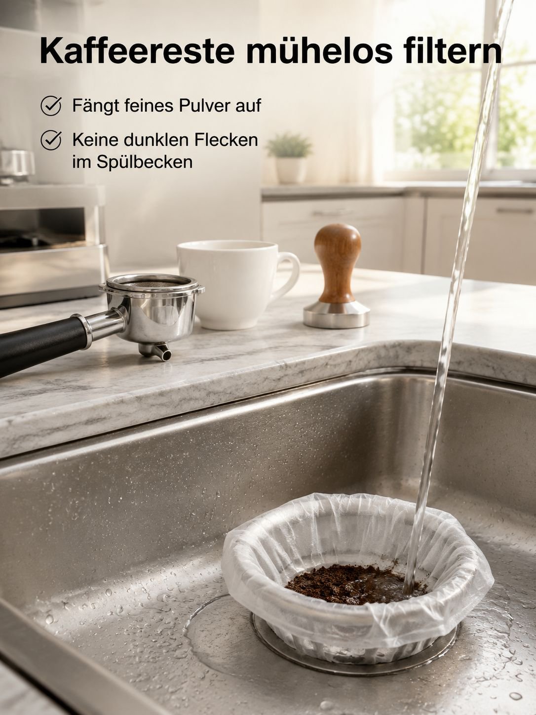 Spülbecken-Abflussfilter, Küchenabfluss-Sieb