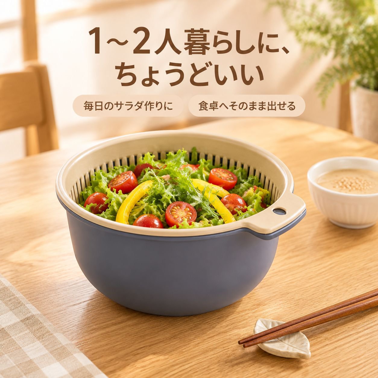 二重水切りバスケット