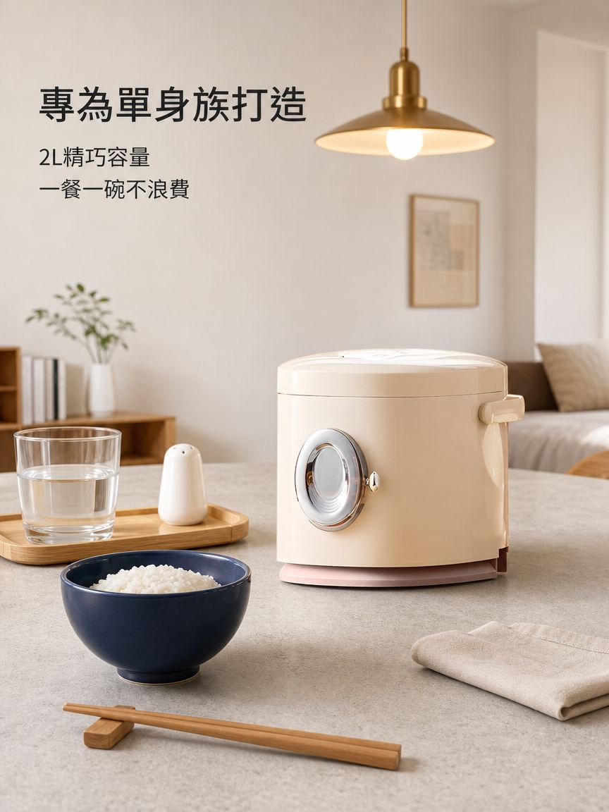 小巧單人智能電飯鍋