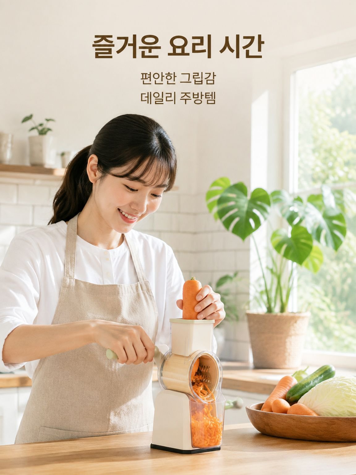 가정용 다기능 손잡이 감자 채칼