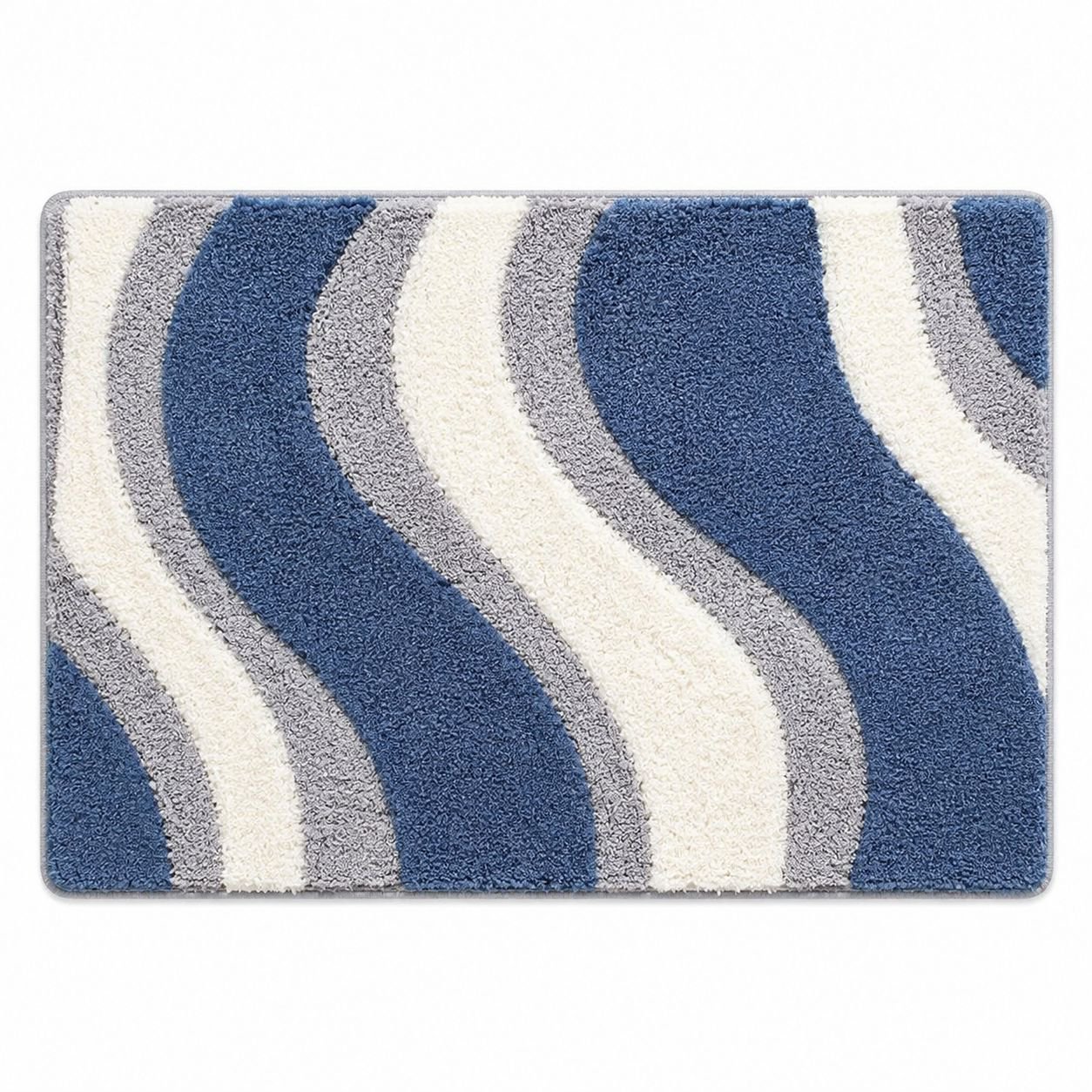 Home Bathroom Door Mat Absorbent Non-slip Toilet Floor Rug