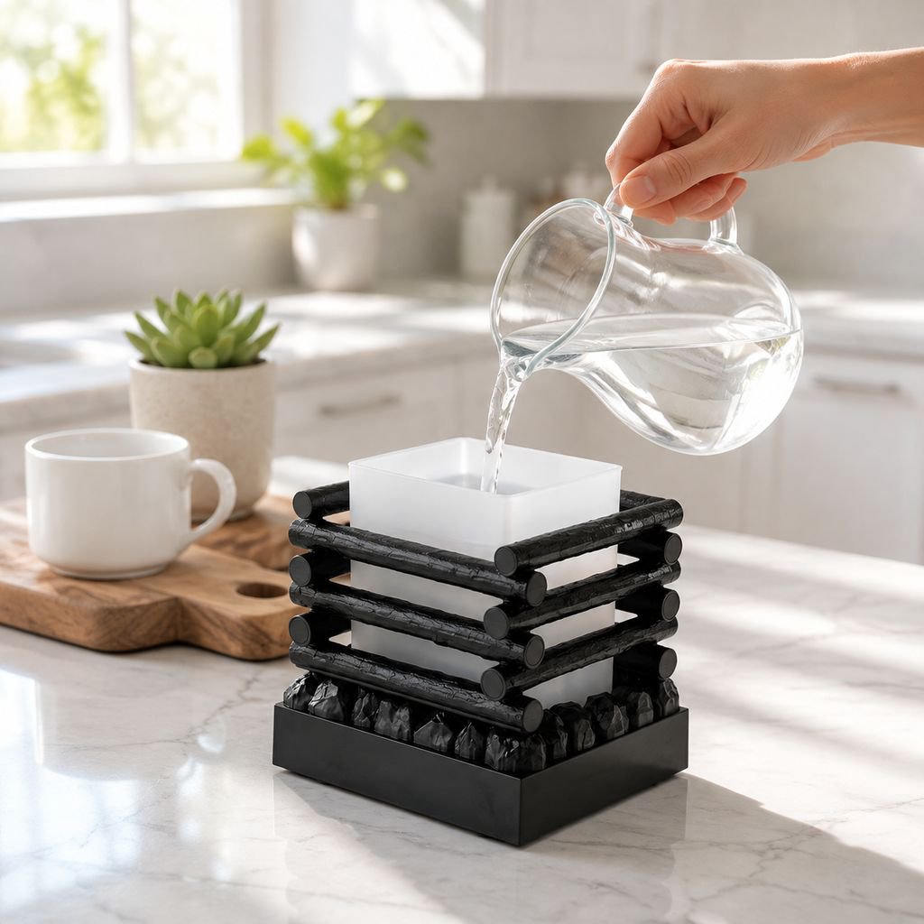 Home humidifier and air purifier with essential oil feature