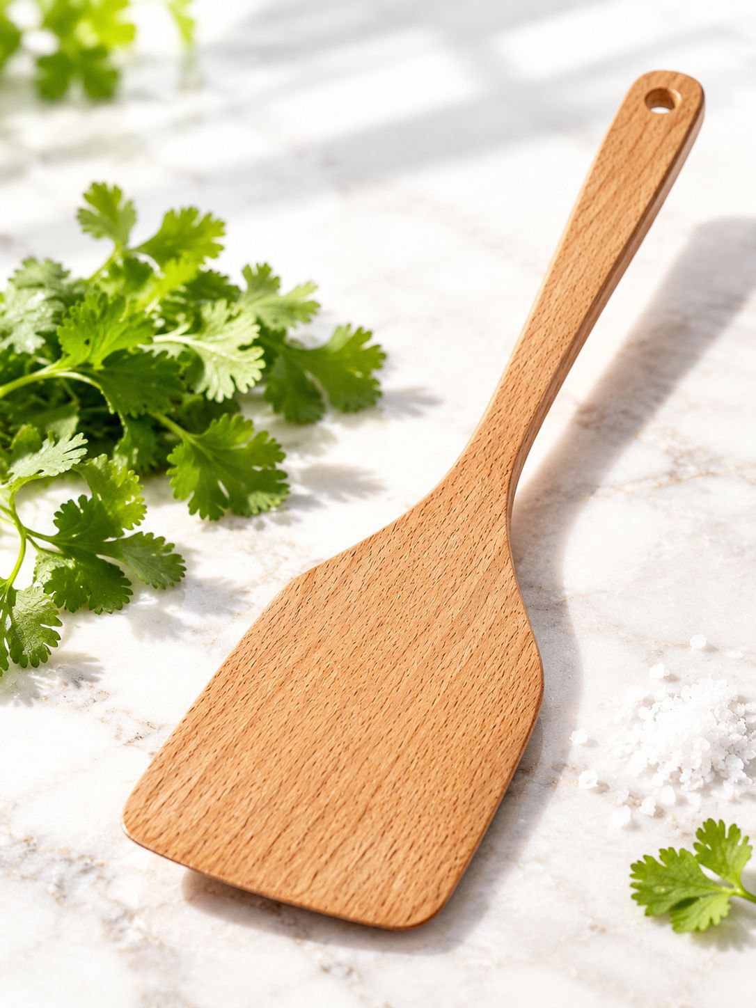 Espátula de madera de haya para cocina
