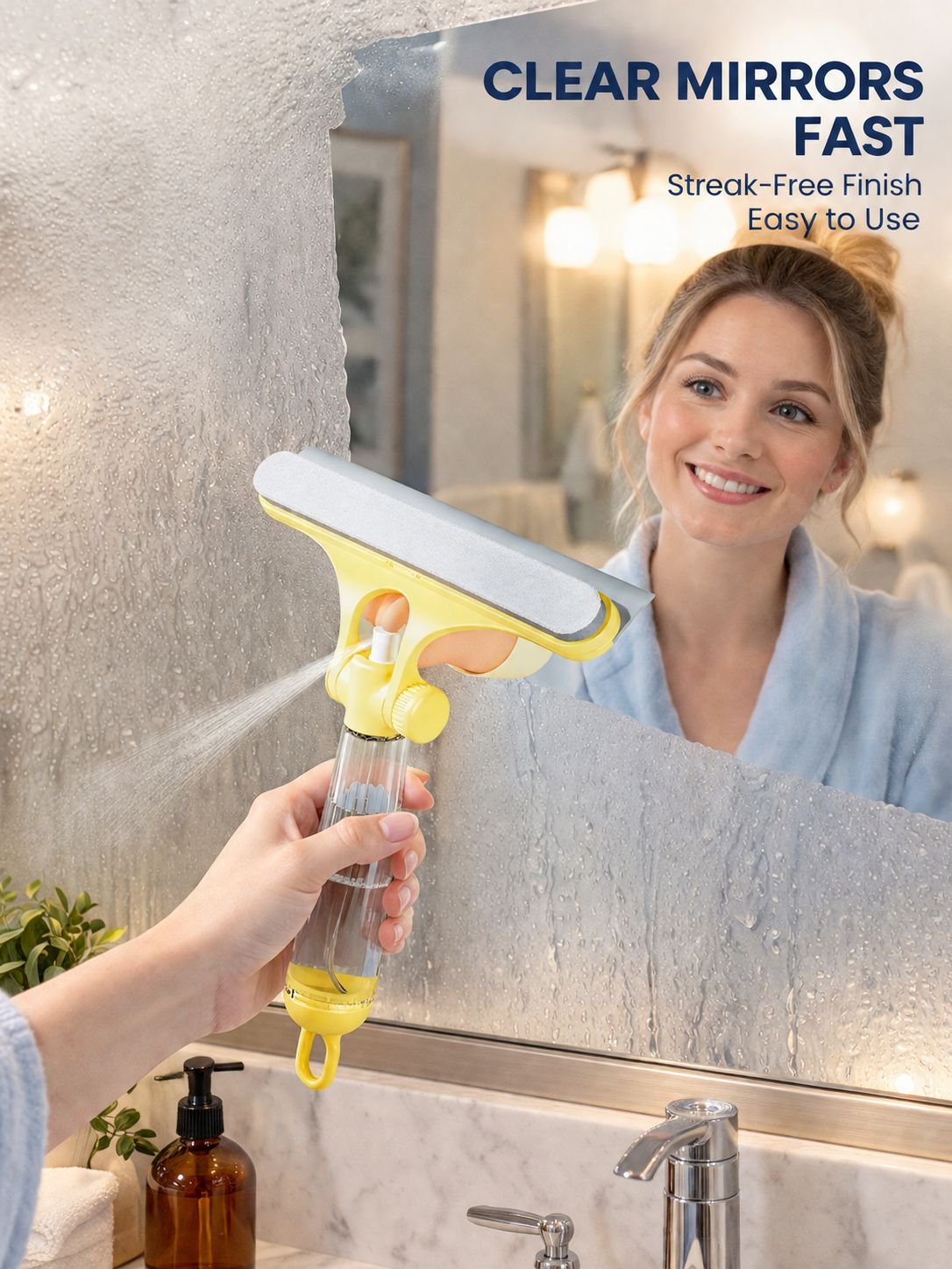 Multi-functional Spray Squeegee Mop