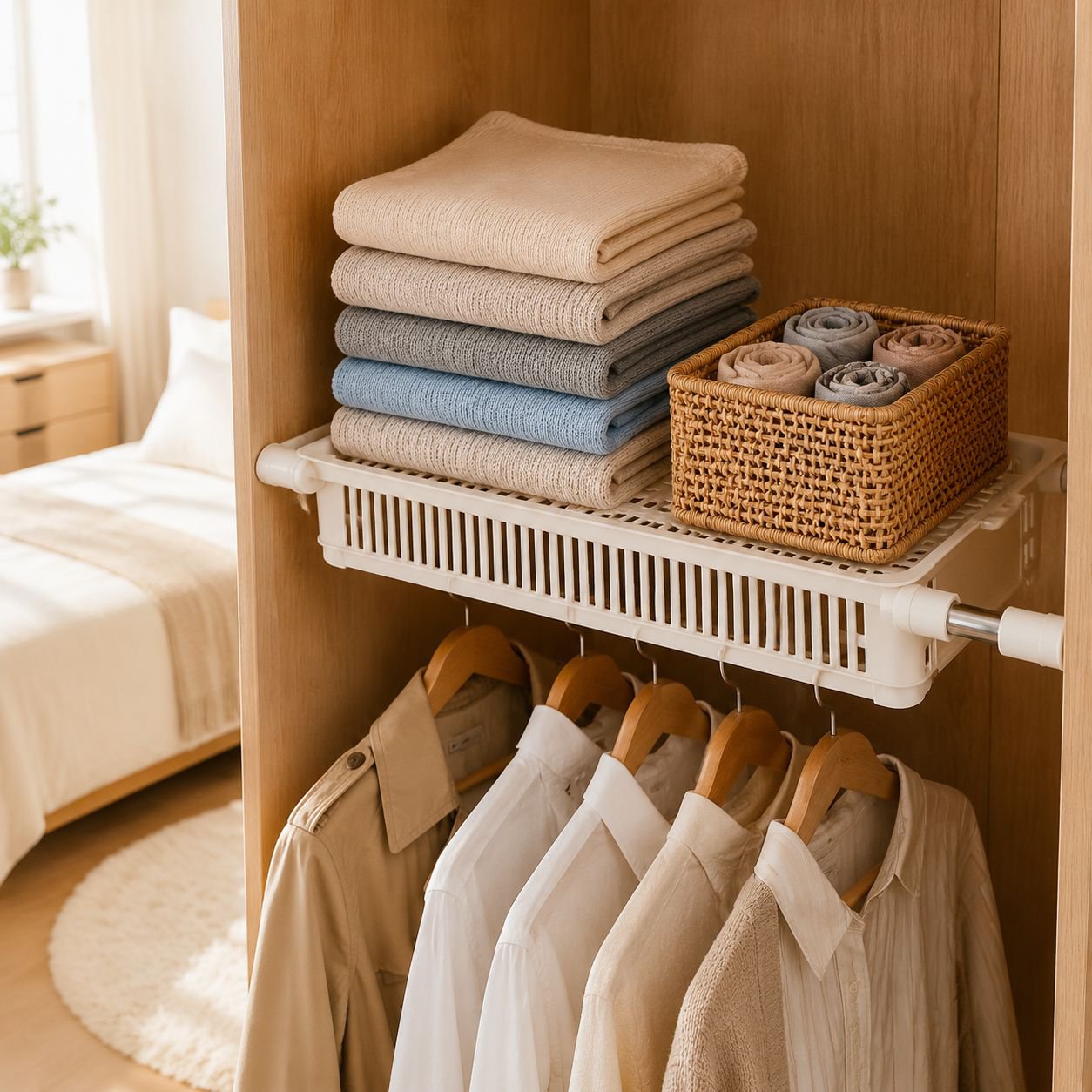 Dormitory Wardrobe Multi-functional Storage Divider