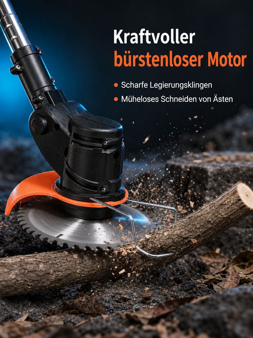 Leichter, faltbarer Rasenmäher
