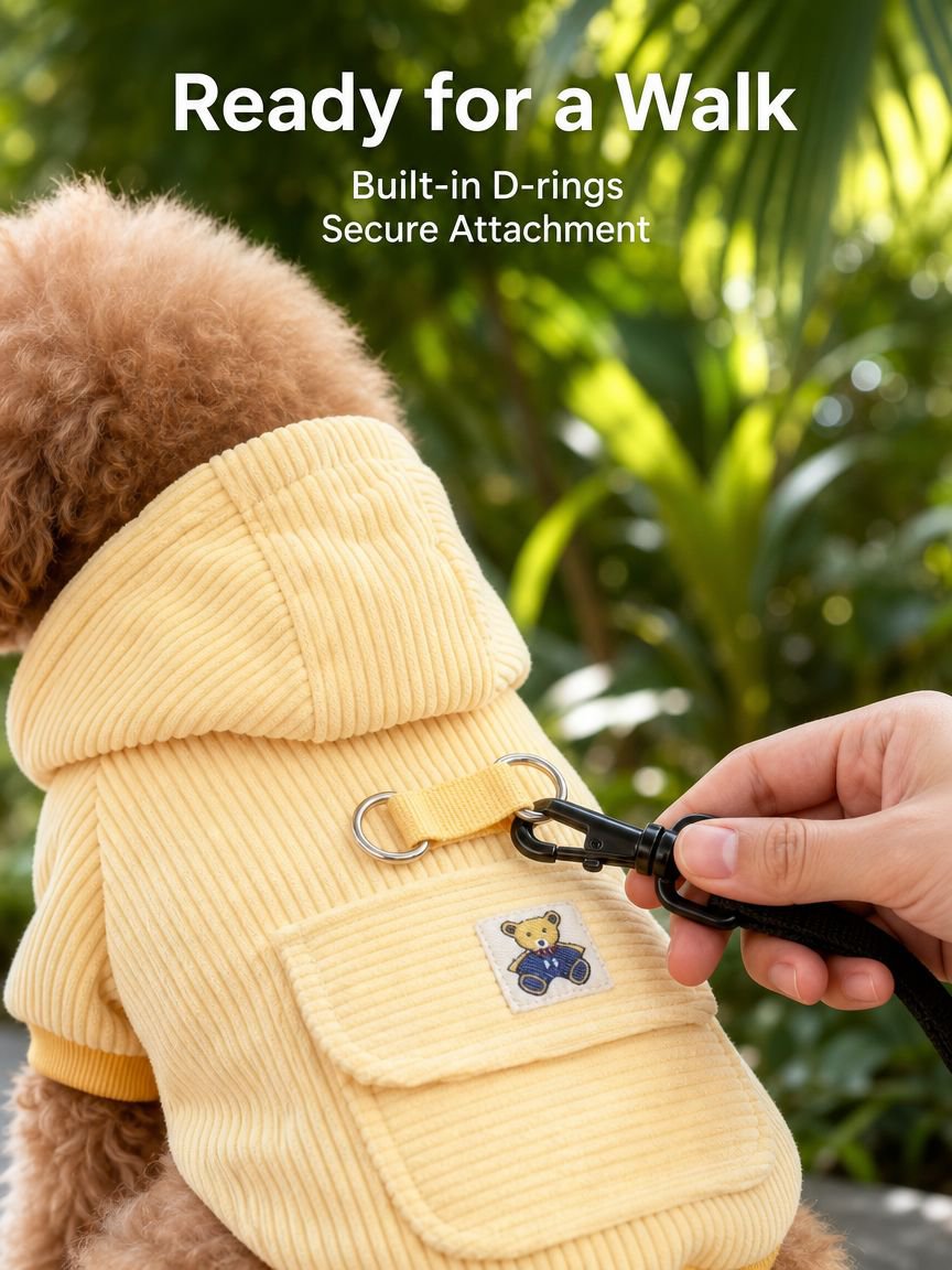 Warm dog cotton coat